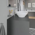 Duravit Bacino Um�vadlo na dosku, priemer 42 cm, s prepadom, biela