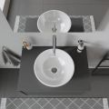 Duravit Bacino Um�vadlo na dosku, priemer 42 cm, s prepadom, biela