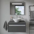 Duravit Bacino Um�vadlo na dosku, priemer 42 cm, s prepadom, biela