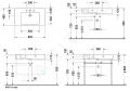 Duravit Vero Umvadlo, 85x49 cm, s prepadom, s otvorom na batriu, WonderGliss, biela
