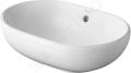 Duravit Bathroom_Foster Umvadlo na dosku, 50x35 cm, s prepadom, bez otvoru na batriu, s WonderGliss, biela