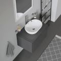 Duravit Bathroom_Foster Um�vadlo na dosku, 50x35 cm, s prepadom, bez otvoru na bat�riu, biela