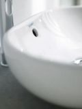 Duravit Bathroom_Foster Um�vadlo na dosku, 50x35 cm, s prepadom, bez otvoru na bat�riu, biela