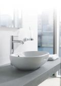 Duravit Bathroom_Foster Um�vadlo na dosku, 50x35 cm, s prepadom, bez otvoru na bat�riu, biela
