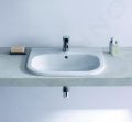 Duravit D-Code Umvadlo zpustn, 55x44 cm, s prepadom, s otvorom na batriu, biela
