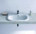 Duravit D-Code Umvadlo zpustn, 545x435 mm, s prepadom, s otvorom na batriu, biela