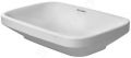 Duravit DuraStyle Umvadlo na dosku, 60x38 cm, bez prepadu, biela