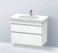 Duravit D-Code Umvadlo Med, 850x480 mm, s 1 otvorom na batriu, alpsk biela