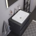 Duravit D-Neo Umvadlo zpustn, 600x440 mm, bez otvoru na batriu, s WonderGliss, biela