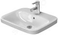 Duravit DuraStyle Umvadlo nbytkov 560x455 mm, s 1 otvorom na batriu, s WonderGliss, biela