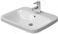 Duravit DuraStyle Umvadlo nbytkov 615x495 mm, s 1 otvorom na batriu, s WonderGliss, biela