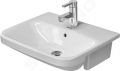 Duravit DuraStyle Umvadlo nbytkov 550x455 mm, s 1 otvorom na batriu, s WonderGliss, biela