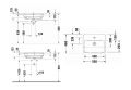 Duravit DuraStyle Basic Um�vadlo 55x47 cm, s prepadom, otvor na bat�riu, biela