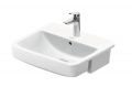 Duravit DuraStyle Basic Um�vadlo 55x47 cm, s prepadom, otvor na bat�riu, biela