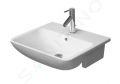 Duravit ME by Starck Zpustn umvadlo, 55x46 cm, 1 otvor na batriu, matn biela