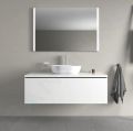 Duravit Luv Umvadlo na dosku, 500x350 mm, bez prepadu, WonderGliss, biela