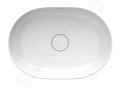 Duravit Luv Umvadlo na dosku, 50x35 cm, bez prepadu, WonderGliss, biela
