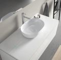 Duravit Luv Umvadlo na dosku, 500x350 mm, bez prepadu, WonderGliss, biela