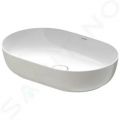Duravit Luv Umvadlo na dosku, 60x40 cm, bez prepadu, WonderGliss, biela/matn siv