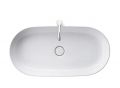 Duravit Luv Um�vadlo na dosku, 80x40 cm, bez prepadu, biela