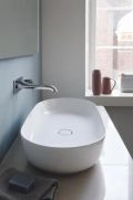 Duravit Luv Um�vadlo na dosku, 80x40 cm, bez prepadu, biela