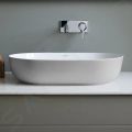 Duravit Luv Umvadlo na dosku, 80x40 cm, bez prepadu, biela/matn siv