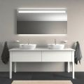 Duravit Luv Um�vadlo na dosku, 50x35 cm, bez prepadu, s otvorom na bat�riu, WonderGliss, biela