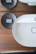 Duravit Luv Um�vadlo na dosku, 50x35 cm, bez prepadu, s otvorom na bat�riu, biela