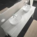 Duravit Luv Um�vadlo na dosku, 50x35 cm, bez prepadu, s otvorom na bat�riu, biela