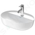 Duravit Luv Umvadlo na dosku, 50x35 cm, bez prepadu, s otvorom na batriu, biela/matn biela