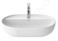 Duravit Luv Umvadlo na dosku, 60x40 cm, s 1 otvorom na batriu, DuraCeram, alpsk biela