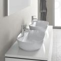 Duravit Luv Umvadlo na dosku, 60x40 cm, s 1 otvorom na batriu, DuraCeram, alpsk biela