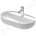 Duravit Luv Umvadlo na dosku, 70x40 cm, bez prepadu, s otvorom na batriu, biela/matn siv