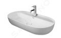 Duravit Luv Umvadlo na dosku, 800x400 mm, s 1 otvorom, DuraCeram, s WonderGliss, alpsk biela