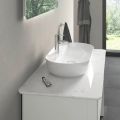 Duravit Luv Um�vadlo na dosku, 80x40 cm, s 1 otvorom, DuraCeram, s WonderGliss, alpsk� biela