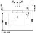 Duravit Starck 1 Umvadlov misa 47x47 cm, bez prepadu,1 otvor na batriu, biela