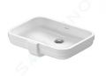 Duravit Soleil by Starck Umvadlo, 49x35 cm, zpustn, s prepadom, bez otvoru na batriu, biela