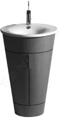 Duravit Starck 1 Nbytkov umvadlo s prepadom, priemer 58 cm, biela