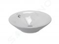 Duravit Starck 1 Umvadlov misa, priemer 33 cm, s prepadom, biela