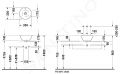 Duravit Starck 1 Umvadlov misa, priemer 33 cm, s prepadom, biela