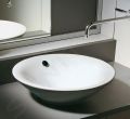 Duravit Starck 1 Umvadlov misa, priemer 33 cm, s prepadom, biela