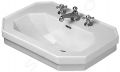 Duravit 1930 Umvadlo, 700x500 mm, s prepadom, 1 otvor na batriu, WonderGliss, biela