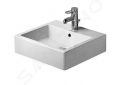Duravit Vero Umvadlo, 50x47 cm, s prepadom, s otvorom na batriu, WonderGliss, biela