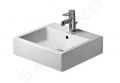 Duravit Vero Umvadlo nbytkov, 500x470 mm, s 1 otvorom na batriu, s WonderGliss, alpsk biela