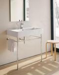 Duravit Vero Umvadlo, 700x470 mm, s prepadom, s otvorom na batriu, WonderGliss, biela