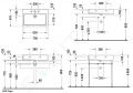 Duravit Vero Umvadlo, 70x47 cm, s prepadom, s otvorom na batriu, biela