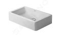 Duravit Vero Umvadlo na dosku, 60x38 cm, bez prepadu, bez otvoru na batriu, biela