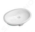 Duravit Santosa Umvadlo zpustn, 51x38 cm, s prepadom, WonderGliss, biela