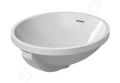 Duravit Architec Umvadlo, priemer 40 cm, s prepadom, bez otvoru na batriu, biela