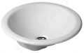 Duravit Architec Umvadlo s prepadom, priemer 47 cm, WonderGliss, biela